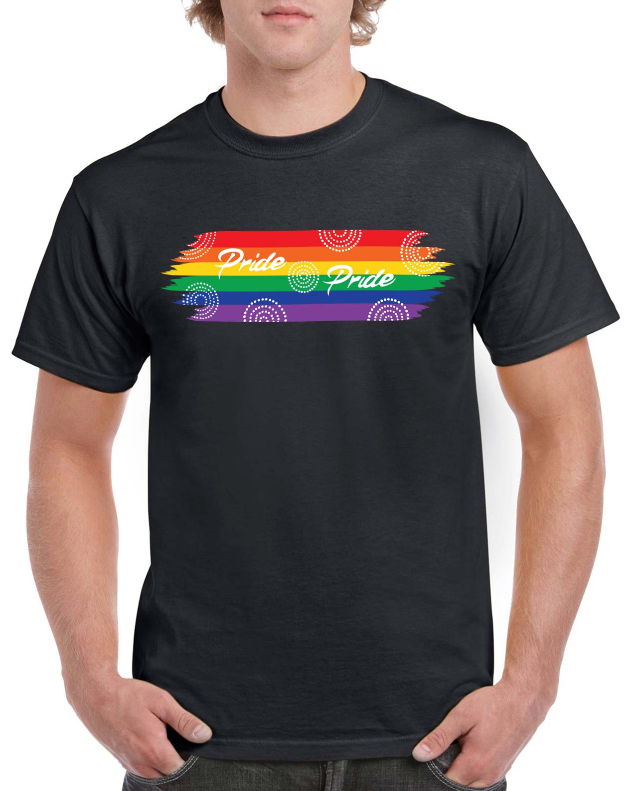 T-Shirt – Pride by Sam Gollan – Ochre Dawn